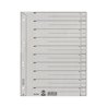 Leitz Trennblatt 60970085 DIN A4 200g Karton grau
