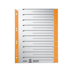 Leitz Trennblatt 16520045 DIN A4 230g Karton orange