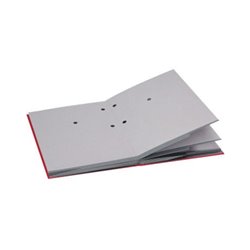 Leitz Unterschriftsmappe 57000025 DIN A4 20Fächer Graupappe rot