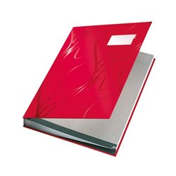 Leitz Unterschriftsmappe Design 57450025 DIN A4 18Fächer rot