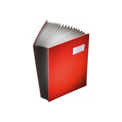 Leitz Unterschriftsmappe 57000095 DIN A4 20Fächer Graupappe schwarz