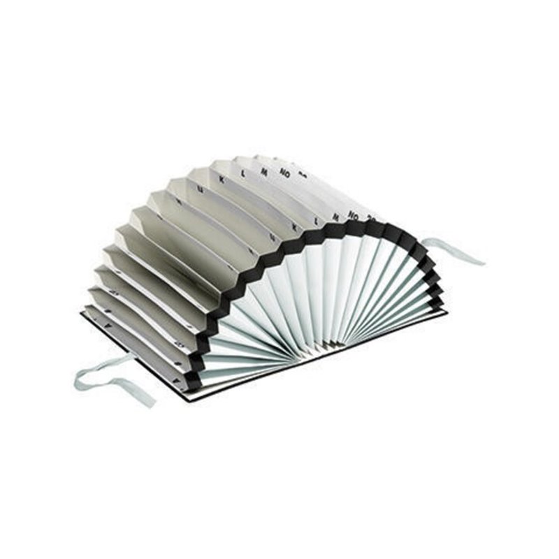 PAGNA Vorordner 24211-04 DIN A4 A-Z 20Fächer PVC/Hartpappe sw