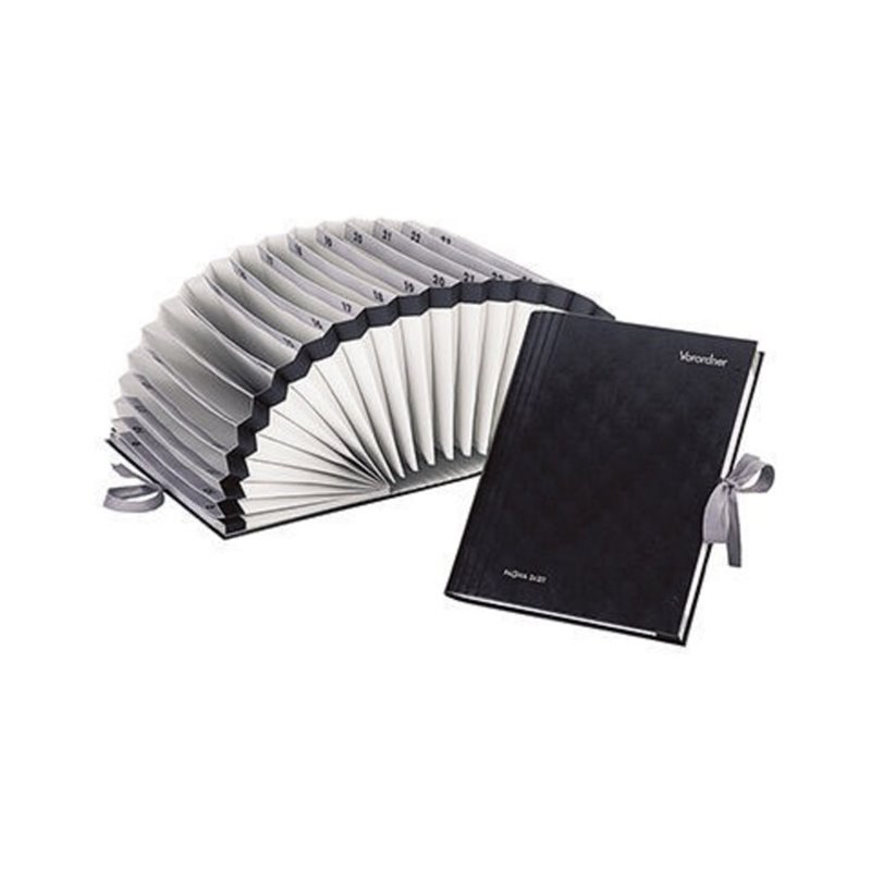 PAGNA Vorordner 24311-04 DIN A4 1-31 31Fächer PVC/Hartpappe sw