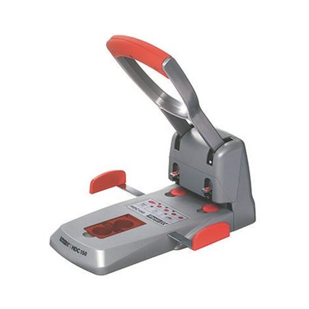 Rapid Registraturlocher HDC150 23000600 Guss silber/orange