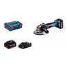 Bosch Akku-Winkelschleifer GWX 18V-7 mit 2x Akku GBA 18V 4.0Ah in L-BOXX
