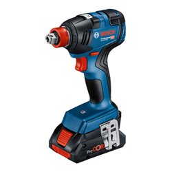 Bosch Akku-Drehschlagschrauber GDX 18V-200 mit 2x Akku GBA 18V 4.0Ah in L-Case