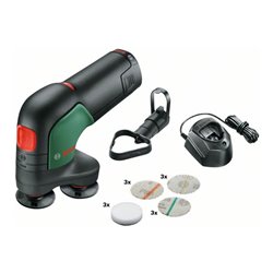 Bosch Akku-Tellerschleifer und -Polierer EasyCurvSander 12, 1 Akkup. PBA 12V 2.5Ah O-B