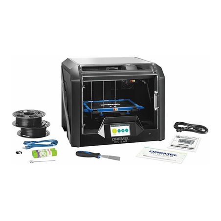 Dremel DigiLab 3D45 3D-Drucker mit 1 Eco-ABS-Filament, 1 PETG-Filament