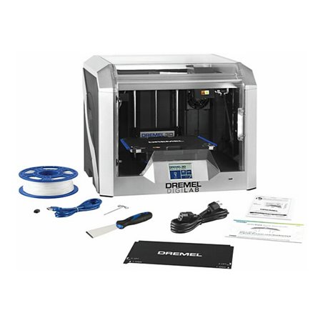 Dremel DigiLab 3D-Drucker 3D40 FLEX, Druckplatte, 1 PLA-Filament, 2 Druckmatten