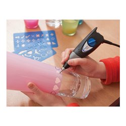 DREMEL® Gravierer 290-3 Hobby (35 W) mit 3 Zubehöre, 4 Designschablonen