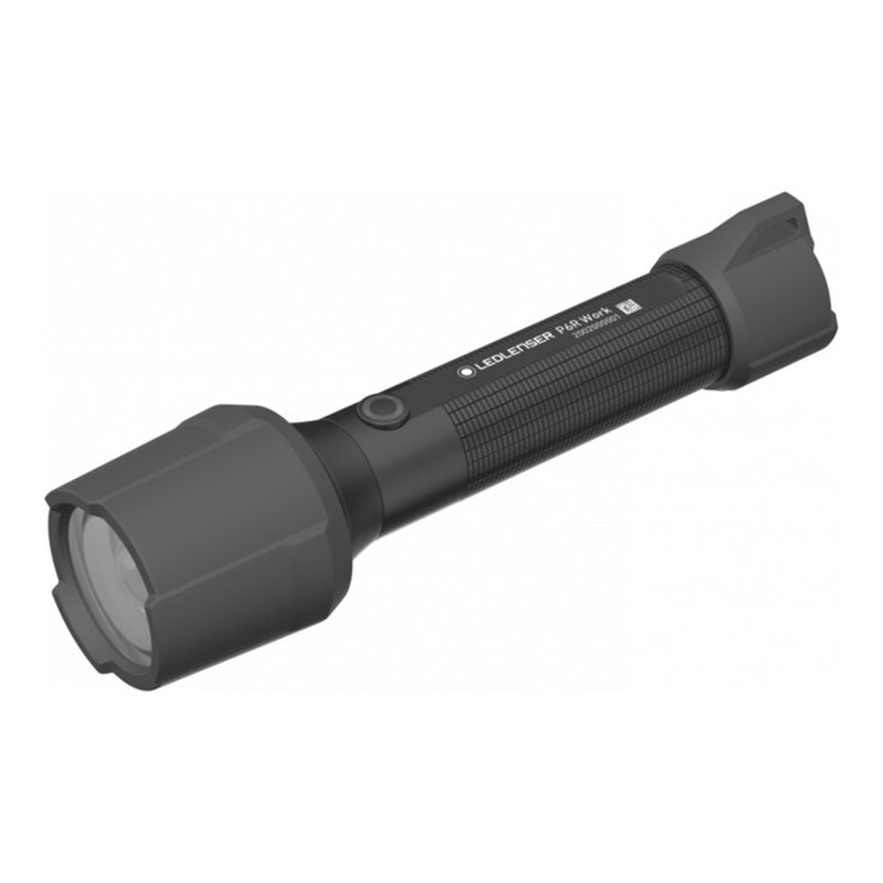 Ledlenser P6R Work Robuste, aufladbare Profi-Taschenlampe mit seitlichem Hilfslicht