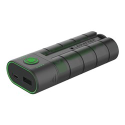 Ledlenser Powerbank mit zwei herausnehmbaren 18650 Akkus