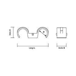 CELO Rohr Doppelschelle FPD 16