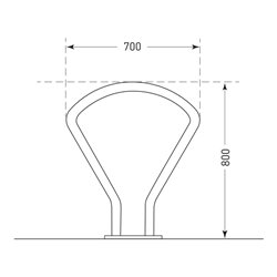 Moravia Anlehnbügel VUELTA fb DB703 Bp