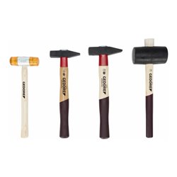 GEDORE Werkzeugsatz Schlosser + Gummi + Schonhammer, S 600 H-05