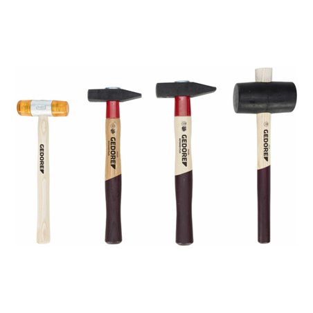 GEDORE Werkzeugsatz Schlosser + Gummi + Schonhammer, S 600 H-05