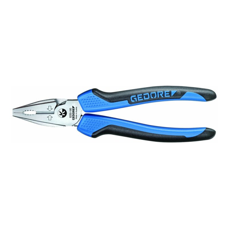 Gedore SB 8250-180 JC Kraft-Kombinationszange 180 mm 2K-Griff
