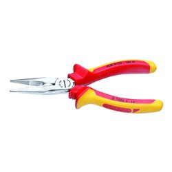 Gedore SB VDE 8132-200 H VDE-Flachrundzange mit Hüllenisolierung 200 mm