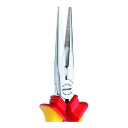 Gedore SB VDE 8132-200 H VDE-Flachrundzange mit Hüllenisolierung 200 mm