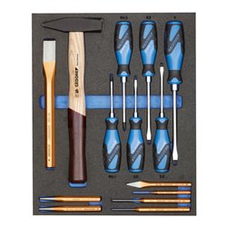 Gedore TS CT2-2154SK-119 Werkzeugsortiment in 2/4 Check-Tool-Modul