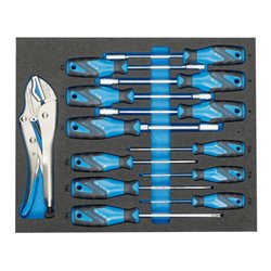 Gedore TS CT2-2133-2163TX Werkzeugsortiment in 2/4 Check-Tool-Modul