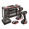 Metabo Akku-Maschinen Combo Set 2.2.7 18 V BL SE, Akku-Schlagbohrschrauber SB 18 LT BL SE, Akku-Schlagschrauber SSW 18 LTX 400 B