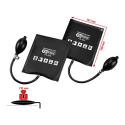KS Tools Druckkissen-Satz mit Handpumpe, L161xB166 mm, 2-tlg.