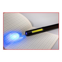 KS Tools LED COB Stripe Inspektionslampe 350 Lumen mit UV-Spot LED und Laserpointer