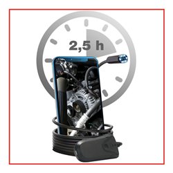 KS Tools Wi-Fi-Videoskop-Satz mit Ø 5,5 mm 0° HD Frontkamera-Sonde, 5-tlg.