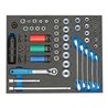 Gedore TS CT2-D30 Werkzeugsortiment in 2/4 Check-Tool-Modul