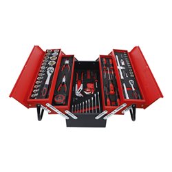 BGS Do it yourself Metall-Werkzeugkoffer inkl. Werkzeug-Sortiment 86-tlg.