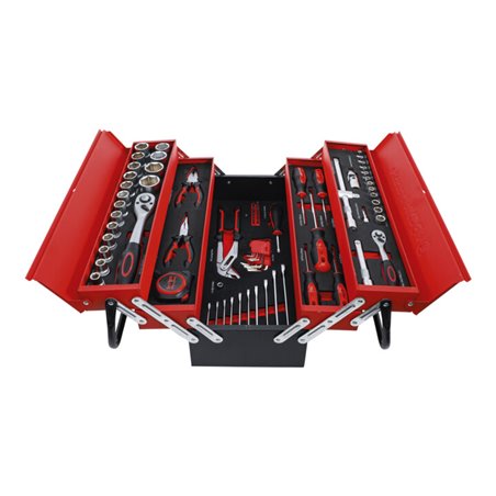 BGS Do it yourself Metall-Werkzeugkoffer inkl. Werkzeug-Sortiment 86-tlg.