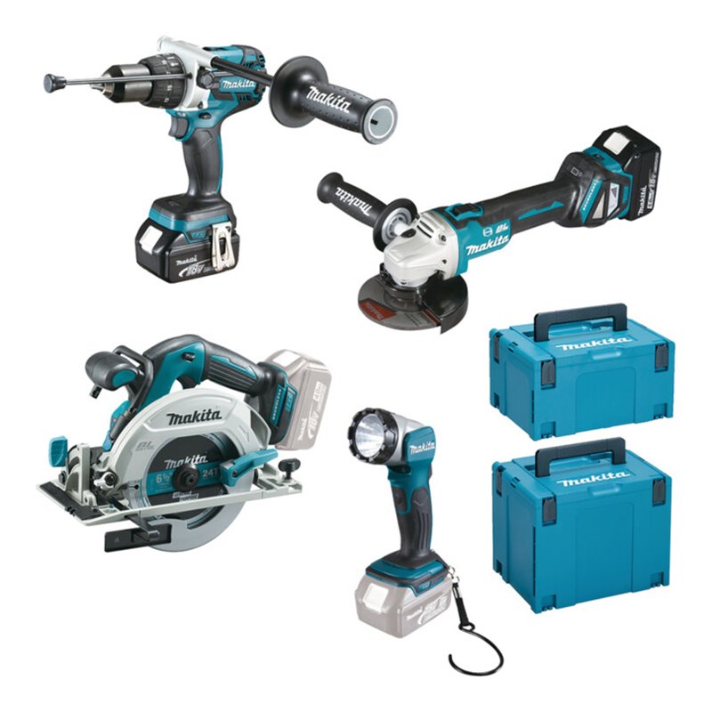Makita Akku-Spezial Set LXT 18 V DLX4106TJ