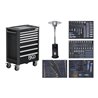 BGS Werkstattwagen Profi Exclusive 8 Schubladen mit 255 Werkzeugen + 1 Gas-Heizpilz