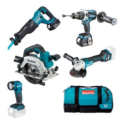 Makita Akku-Spezial Set 18 V DLX5067TX1