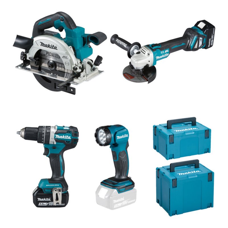 Makita Akku-Spezial Set 18 V DLX4154TJ
