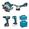 Makita Akku-Spezial Set 18 V DLX4154TJ