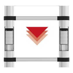 Hymer Teleskop-Anlegeleiter „ZoomMaster®“, 13 Sprossen