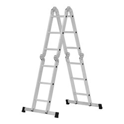 Hymer Vielzweckleiter, 4x3 Sprossen, Länge 3,38 m