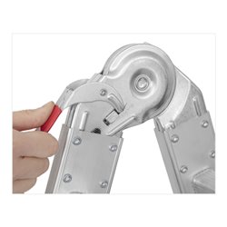 Hymer Vielzweckleiter, 4x3 Sprossen, Länge 3,38 m