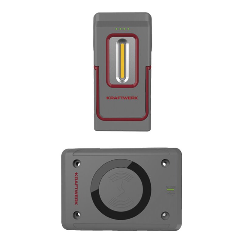 Kraftwerk LED Handlampe, WI300+Ladegerät Wireless
