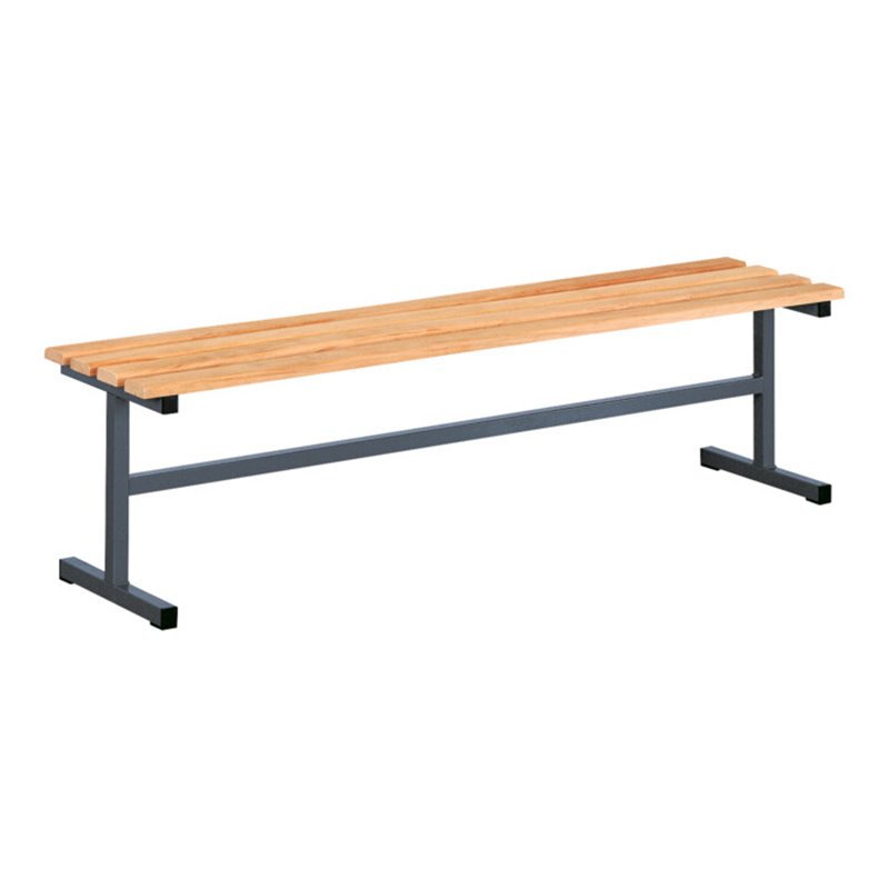 Kraftwerk Sitzbank für Umkleidekabinen mit 2 Fusspaaren 900 mm