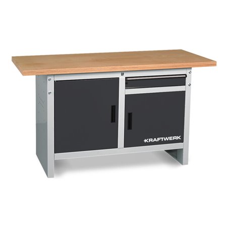 Kraftwerk Werkbank 840x1500x700 mm, 2 Türen, 1 Schublade