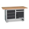 Kraftwerk Werkbank 840x1500x700 mm, 1 Tür, 4 Schubladen