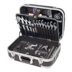 Kraftwerk Werkzeugkoffer B160, 3/8', 162-tlg. mit Kraftwerk Bohrschrauber