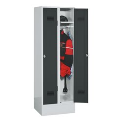 Kraftwerk Garderobenschrank Serie 53, 600x1850x500 mm, 2 Abteile