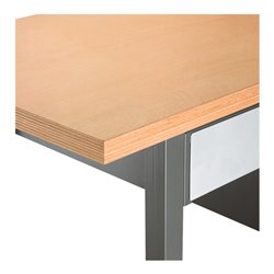 Kraftwerk Werkbankplatte 1500x700 mm, Buche Multiplex 50 mm, 31 KG