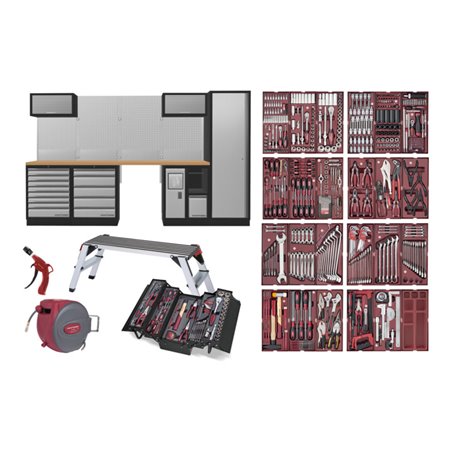 Kraftwerk Mobilio Werkstatteinrichung mit Werkzeuge, 3964-TOOL-001