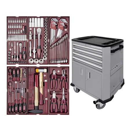 Kraftwerk Werkstattwagen P206 Grau bestückt 150 - tlg.