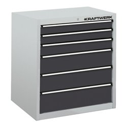 Kraftwerk Schubladenschrank 550 mit 6 Schubladen, 800x695x695 mm V150
